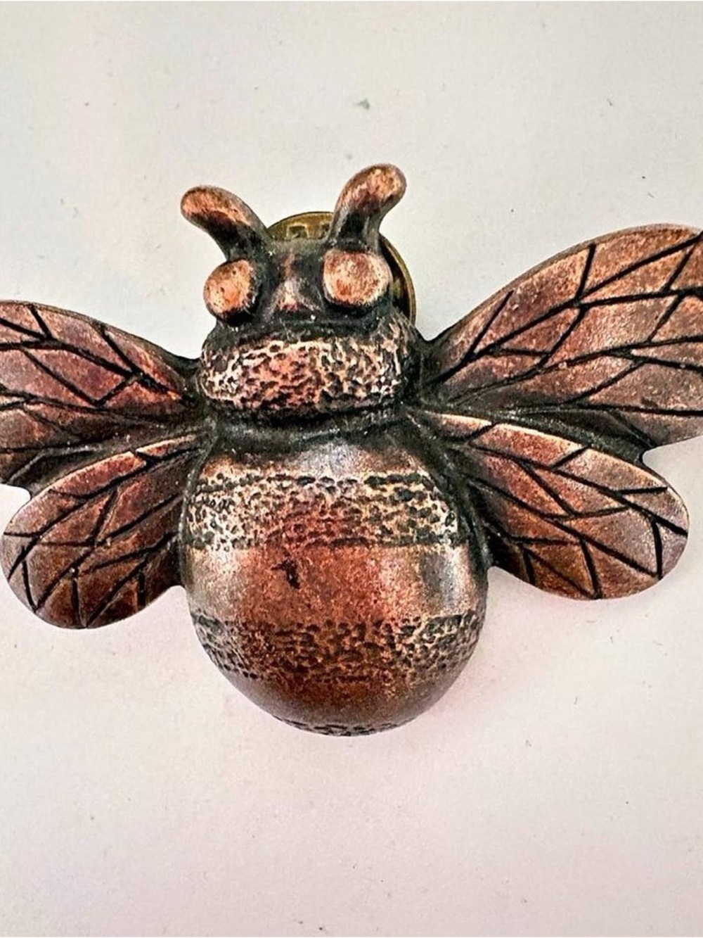 Copper Bee Brooch Pin - Women Jewelry